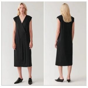COS Wrap-Dress With Pleats